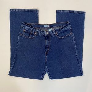 Levis Blue Jeans 512 Perfectly Slimming Plus Size.